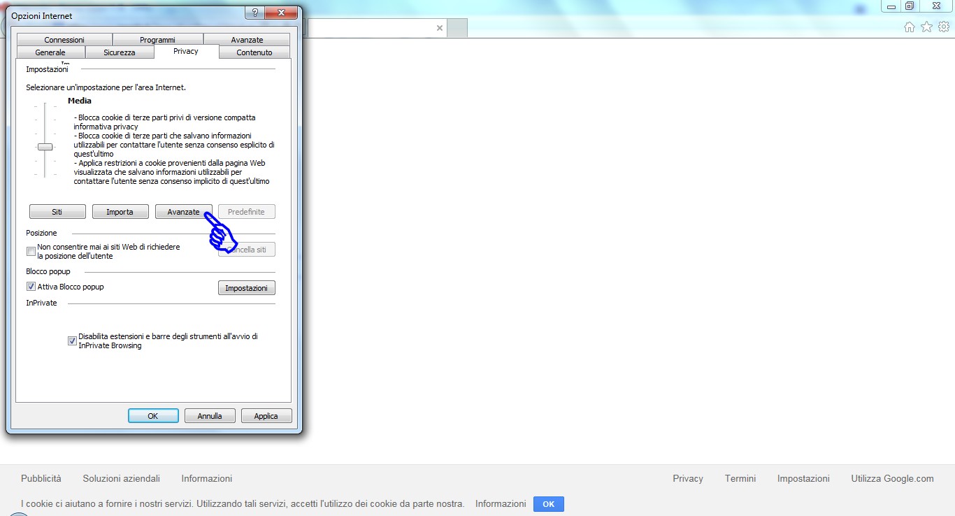 Screenshot Internet Explorer