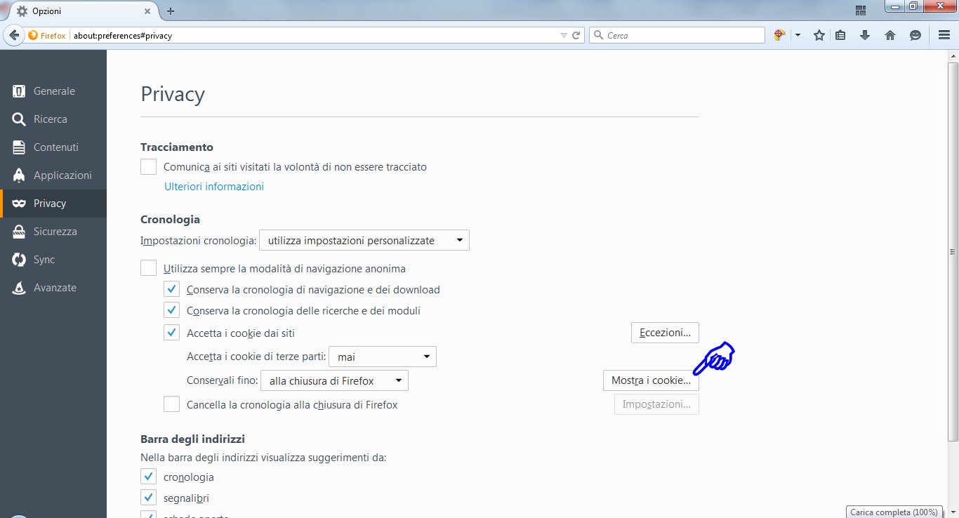 Screenshot Mozilla Firefox